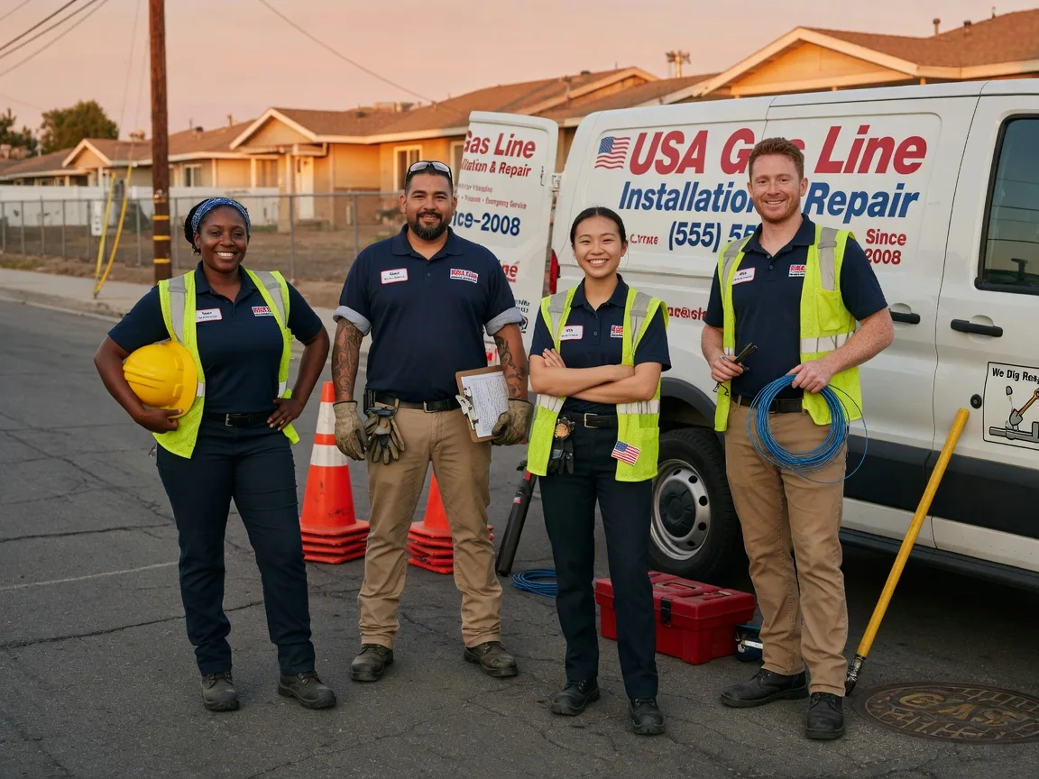 Gas Line Installation company in Jay Em, WY